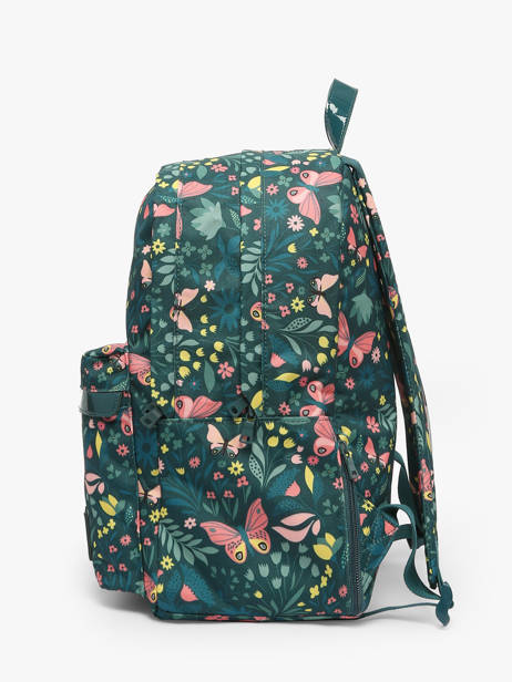 Rugzak 2 Compartimenten Tann's Groen les fantaisies f 63266 ander zicht 2